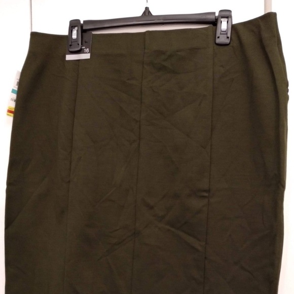 Straight Pencil Skirt Zip Pocket Size 16 Ret $69 - Picture 2 of 4